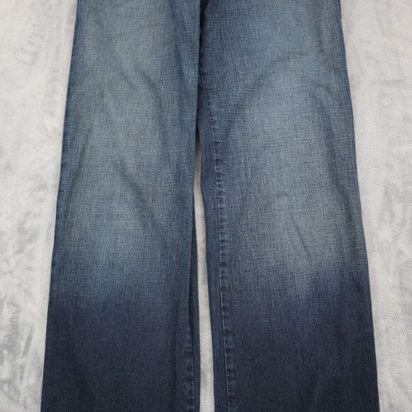 Ralph Lauren Pants Womens 6 Blue Flat Front Straight Pockets Casual Denim Jeans - Picture 13 of 16